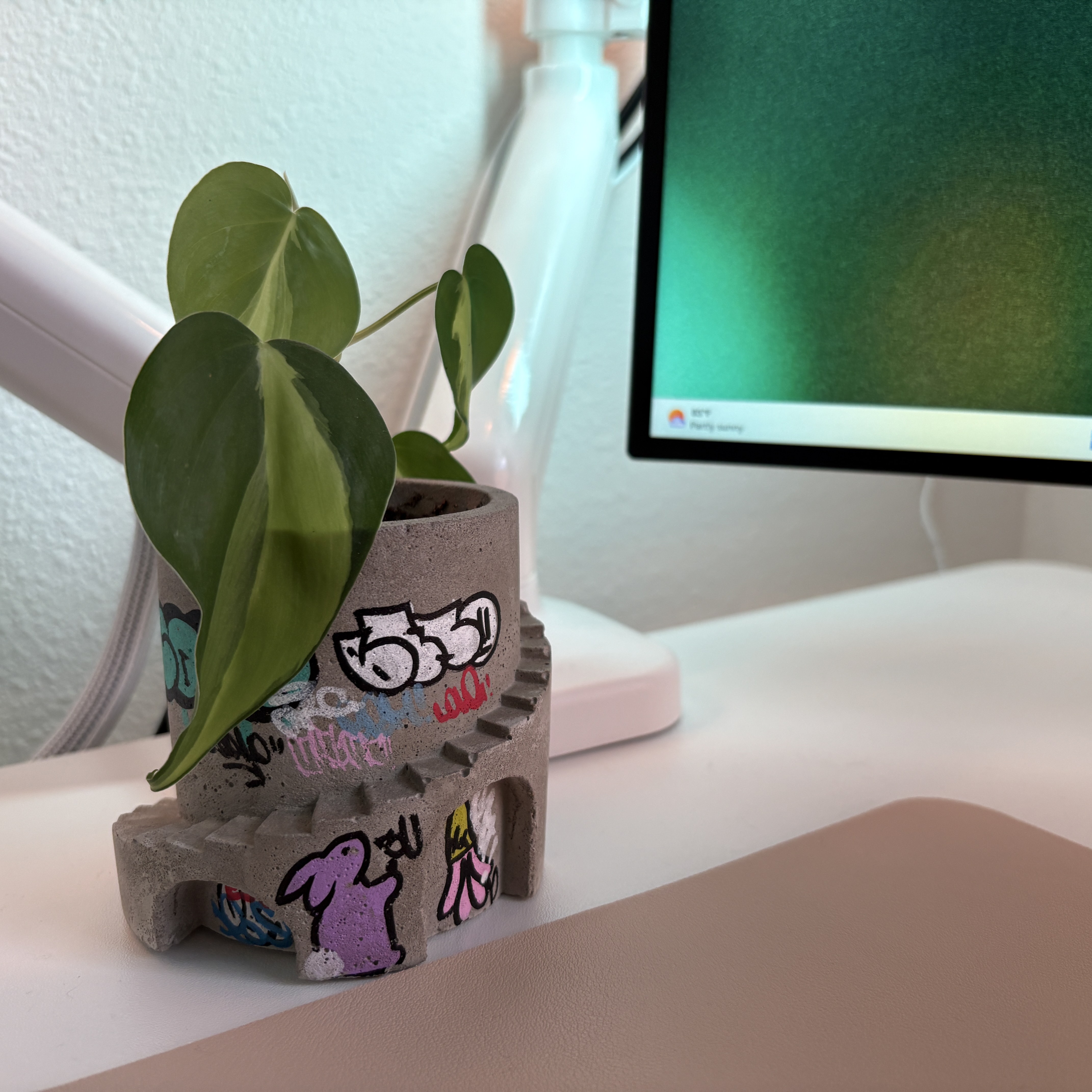 Concrete planter